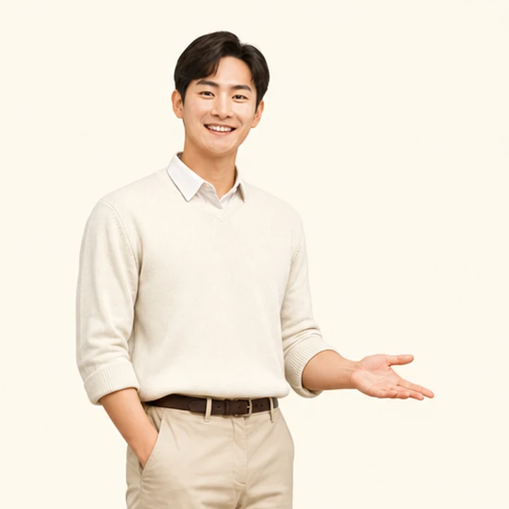 레이 중고차 장기렌트카 상담 신청을 안내하는 담당자